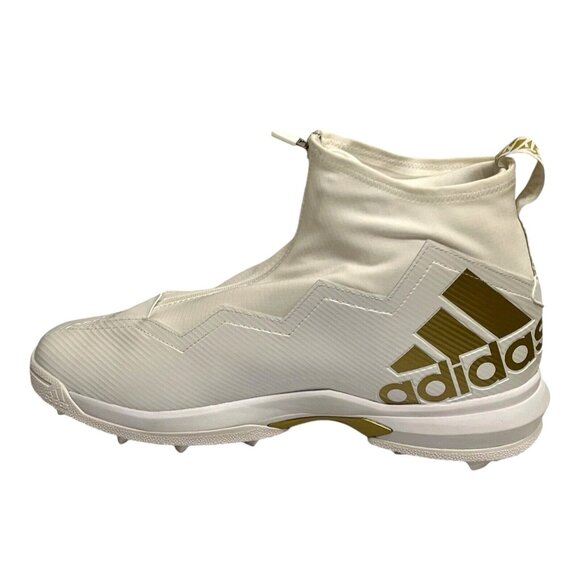 Adidas Nasty Torsion Lineman Football Cleats Men\'s White & Gold Size 14 HP8822 main image 4
